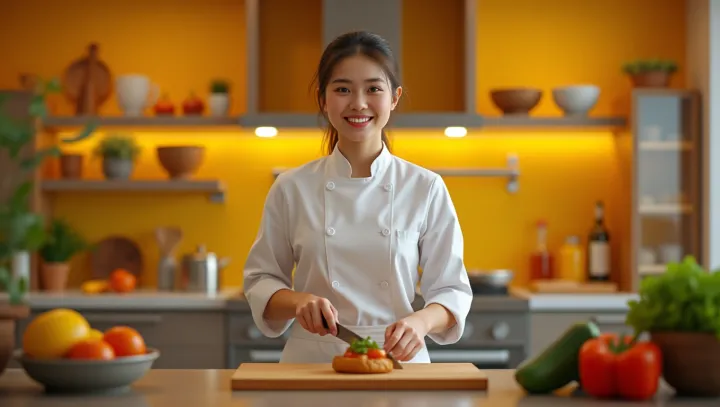 ความรู้สึกในการทําอาหารของจานชารอน