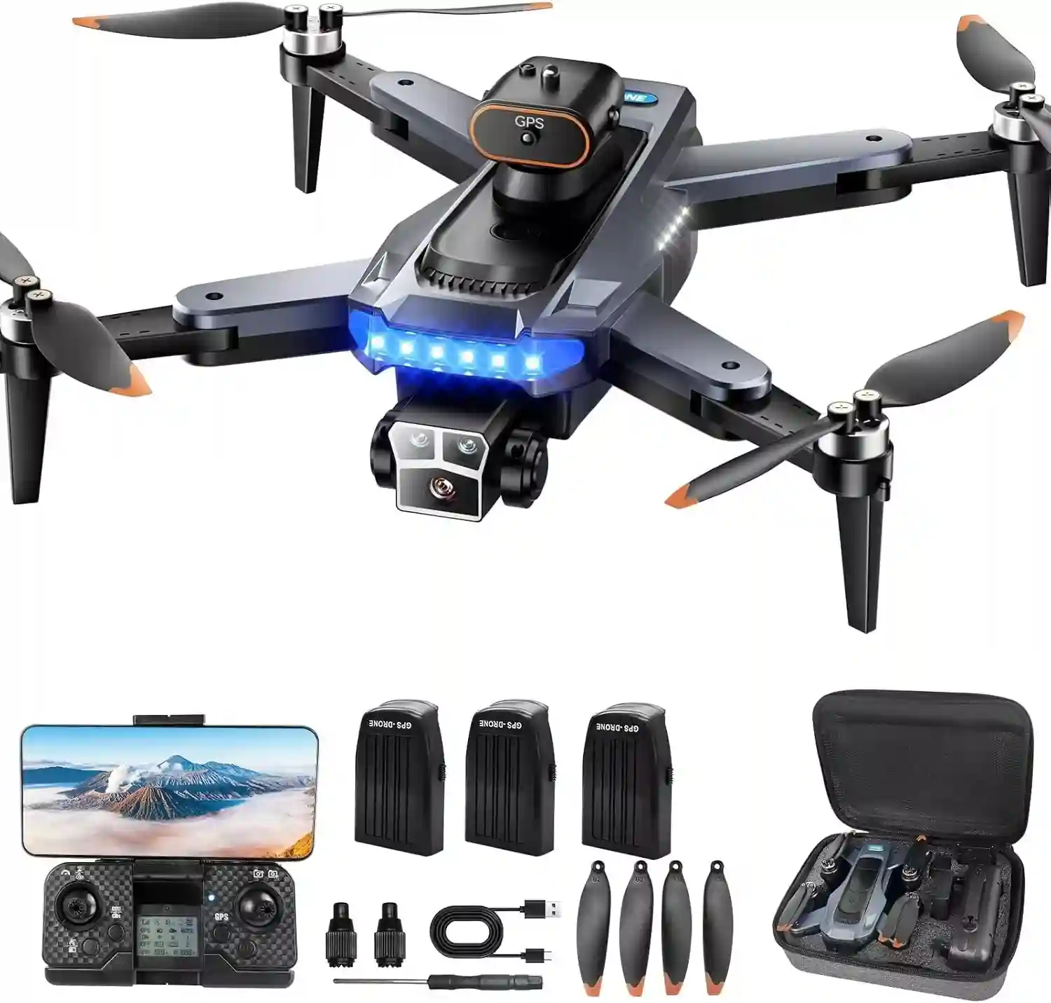 Drone with 4K Camera GPS Brushless Motor for Adults WiFi Transmission C94