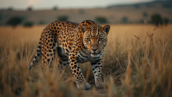 Leopard's Pursuit: สัตว์ป่าที่ว่องไวในการเล่น