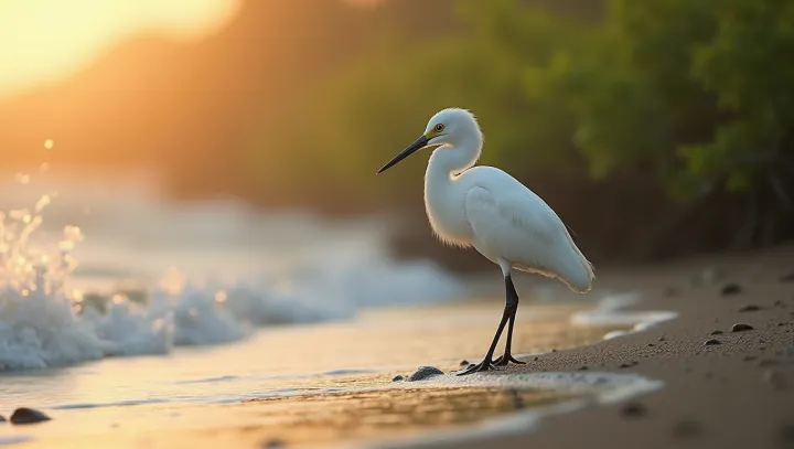 Môi trường sống ven biển: Niche nhỏ của Egret
