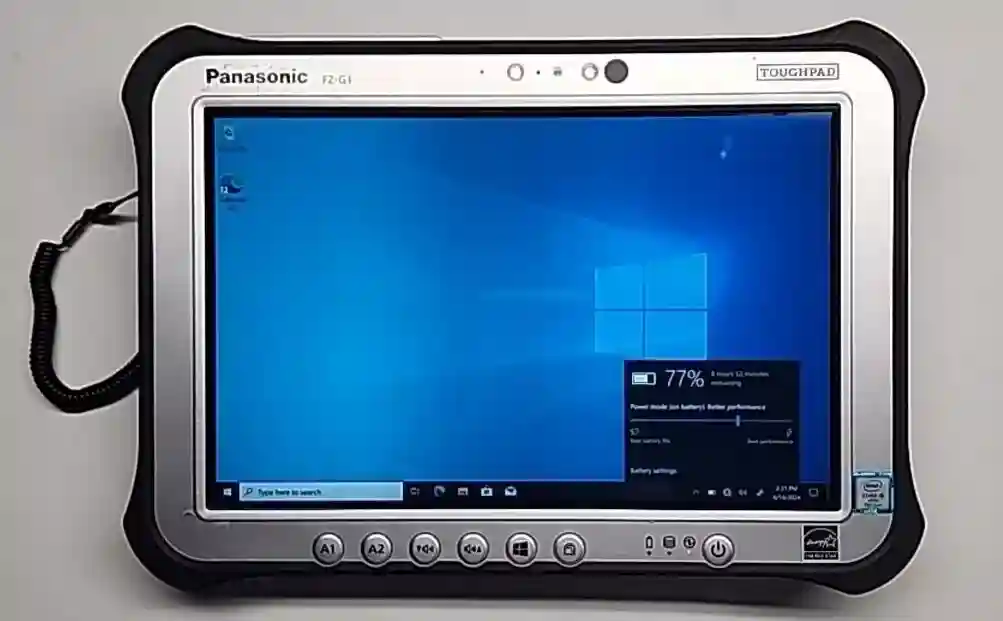 Panasonic Toughpad FZ-G1 i5-7300U 2.6GHz 8GB 256GB MK5 HD battery Ethernet Win10