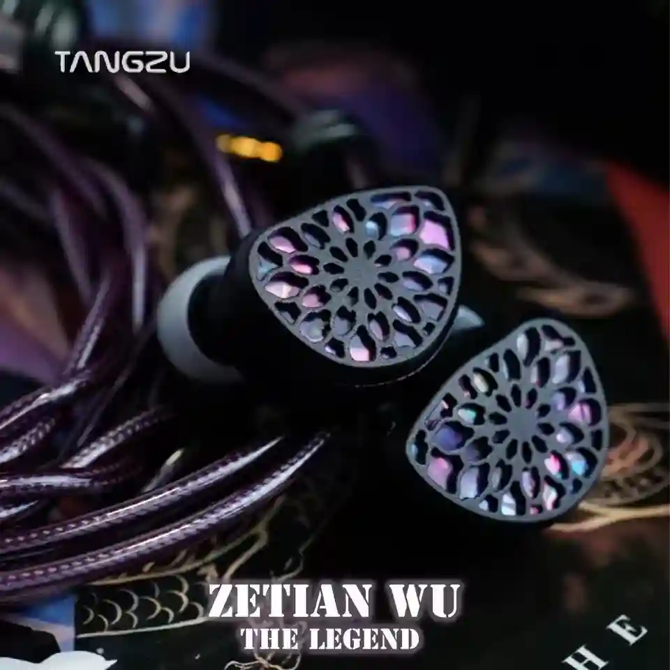 New ListingTANGZU Zetian Wu Legend Dual Planar In-Ear Monitors Hifi Earphones with Cable