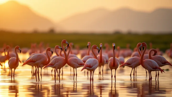 Flamingos: Nature's Unique Masterpieces