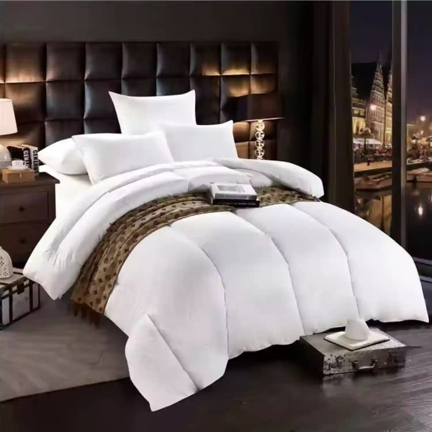 LUXURY DUVET QUILT HOTEL QUALITY 4.5 10.5 13.5 15 TOG SINGLE DOUBLE SUPER KING