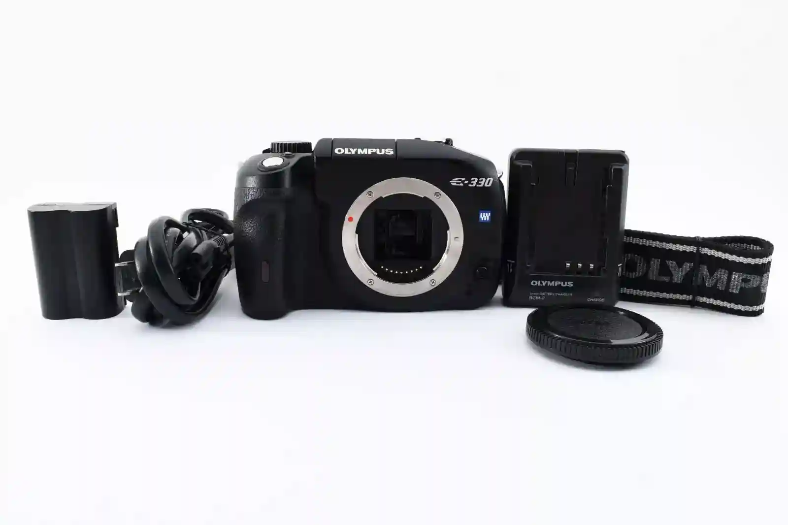 Olympus E-330 Black Body (shutter count 2035) from JAPAN [Exc++] #68A