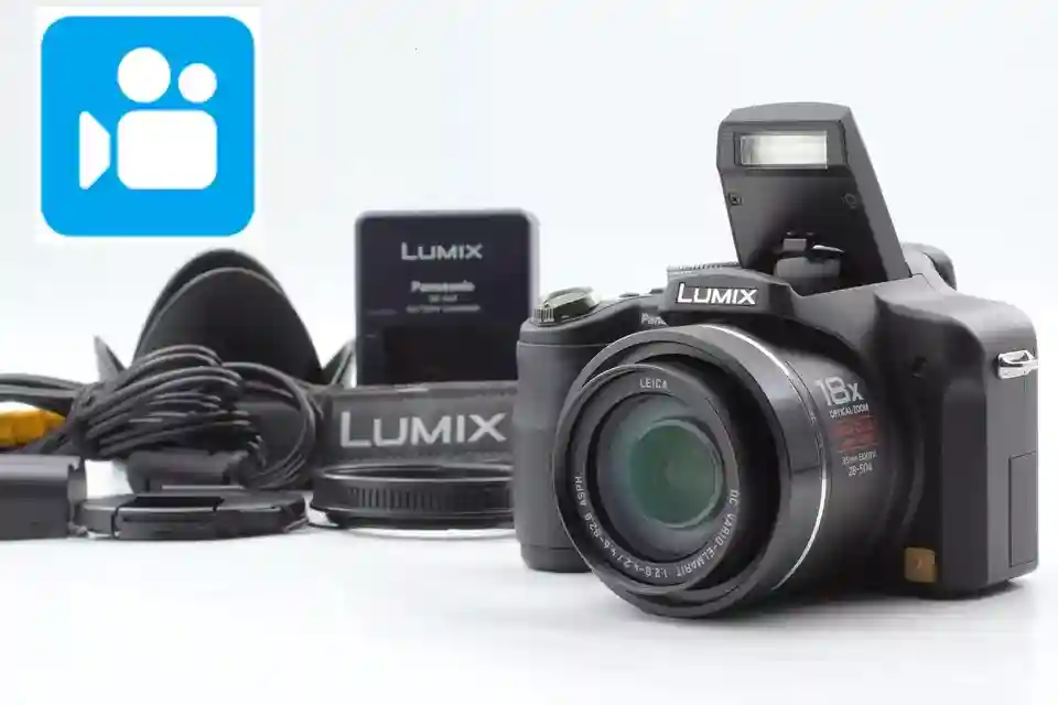 🎦VIDEO👀[Near MINT] Panasonic LUMIX DMC-FZ18 8.1MP Digital Camera From JAPAN