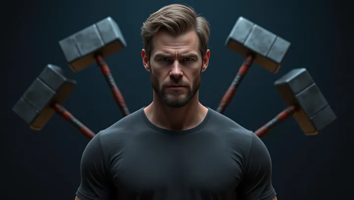 ค้อนของ Thor ประดับบ้านของ Hemsworth