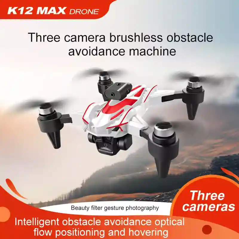 2024 K12 Drone Camera Wifi Brushless Optical Flow Location Multi Angle Air Shot