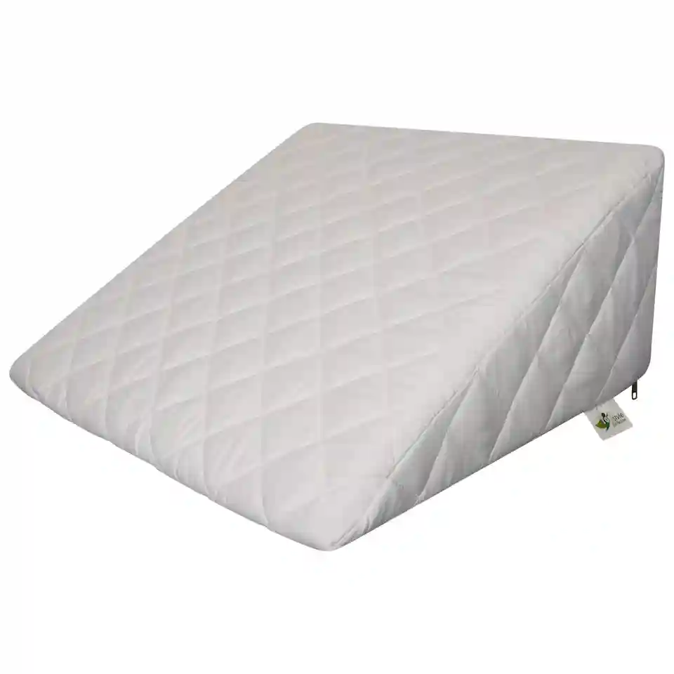 Large Acid Reflex Flex Support Bed Wedge Pillow Removable Quilted Cover Quality