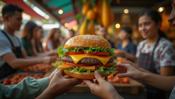 Cách mạng hóa thức ăn nhanh: Burger chay