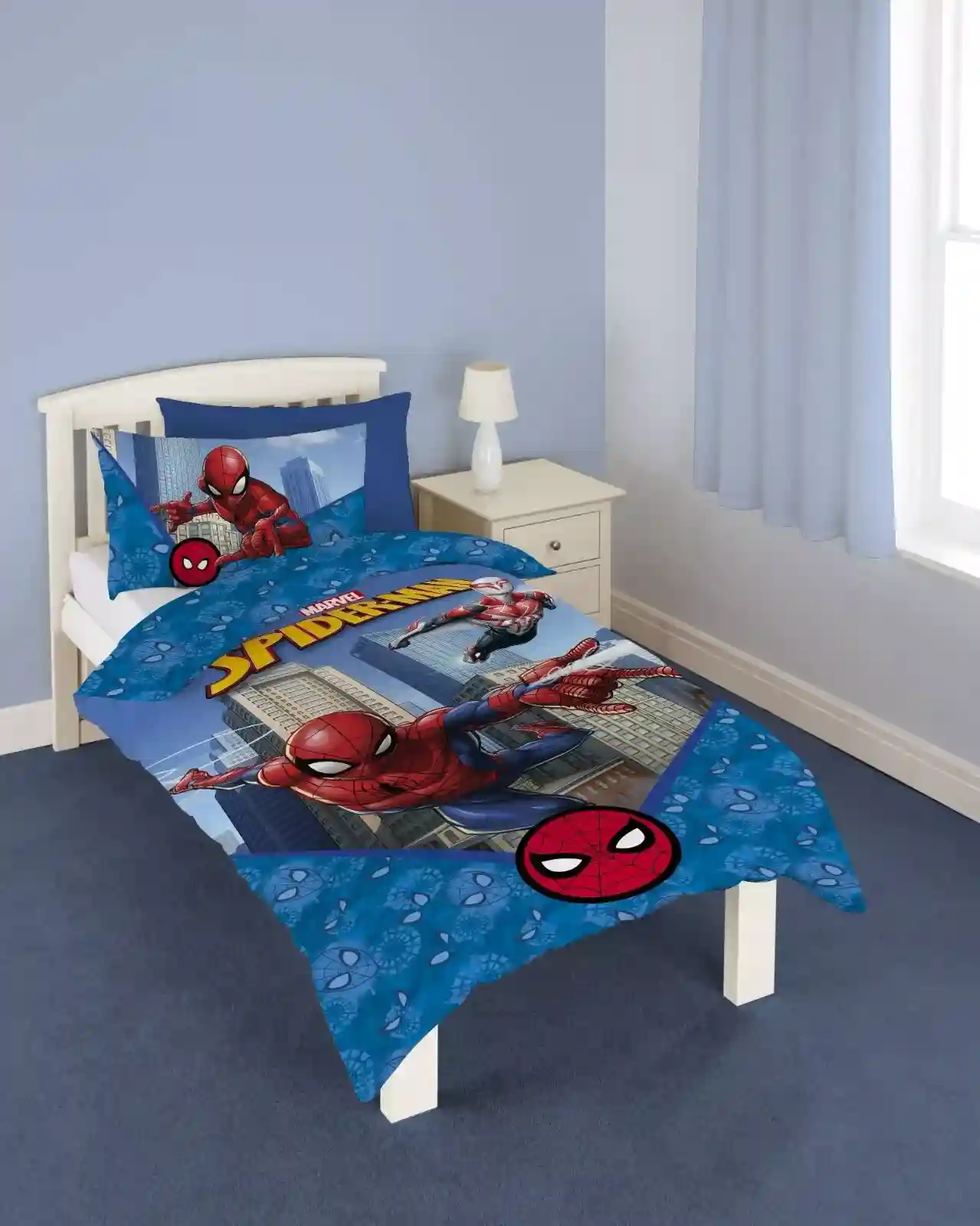 Spiderman Bedding 2 in 1 Reversible Duvet Cover Set Single