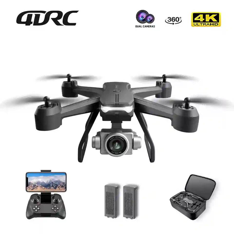 4DRC V14 Professional Drone HDR WiFi RC Quadcopter Dark Grey