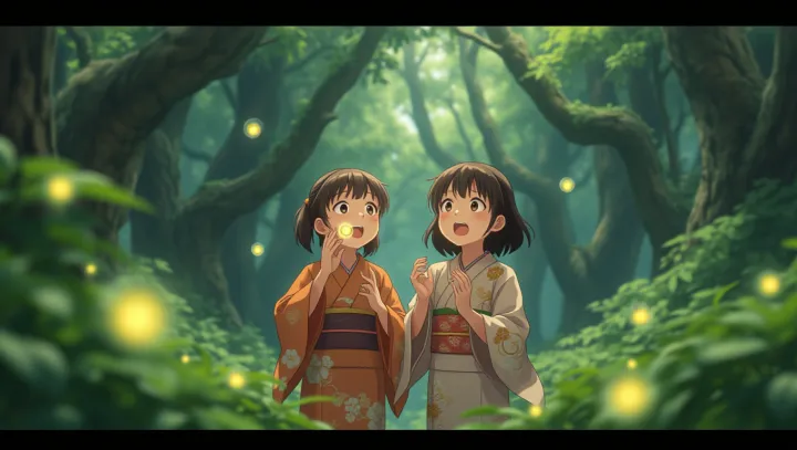 Enchanting Forest: Girls and Spirits Unite