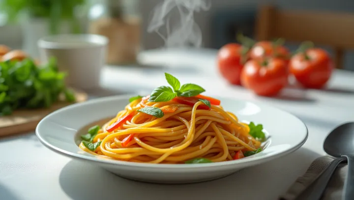 Effortless Veggie Spaghetti for Lunch