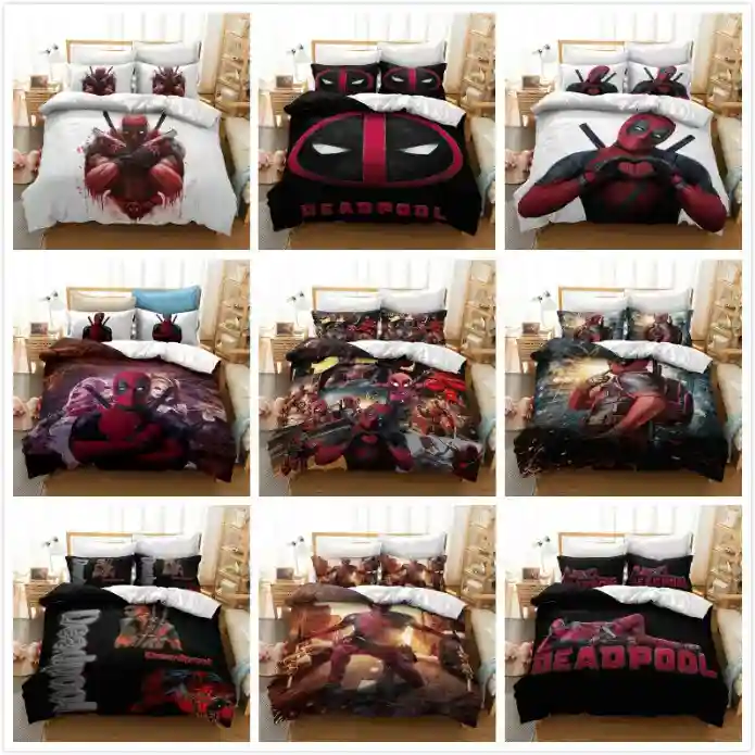 Deadpool Collection Single/Double/Queen/King Bed Quilt Cover Set