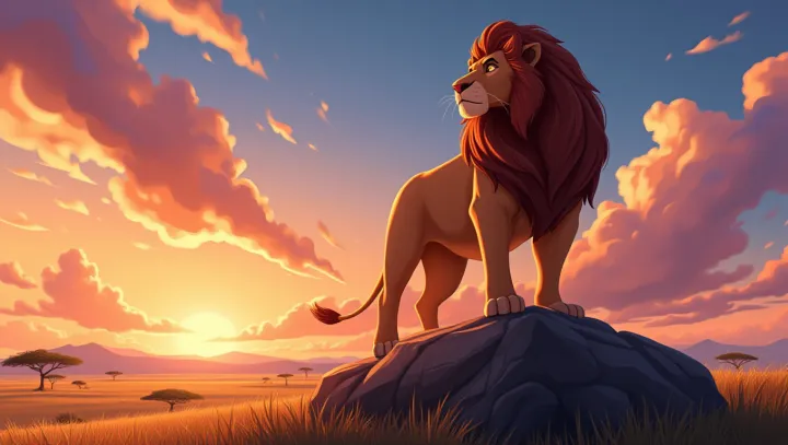 Tontonan Visual The Lion King Bersinar Terang