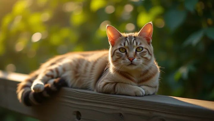 Berjemur: Pertahanan Rahsia Kucing