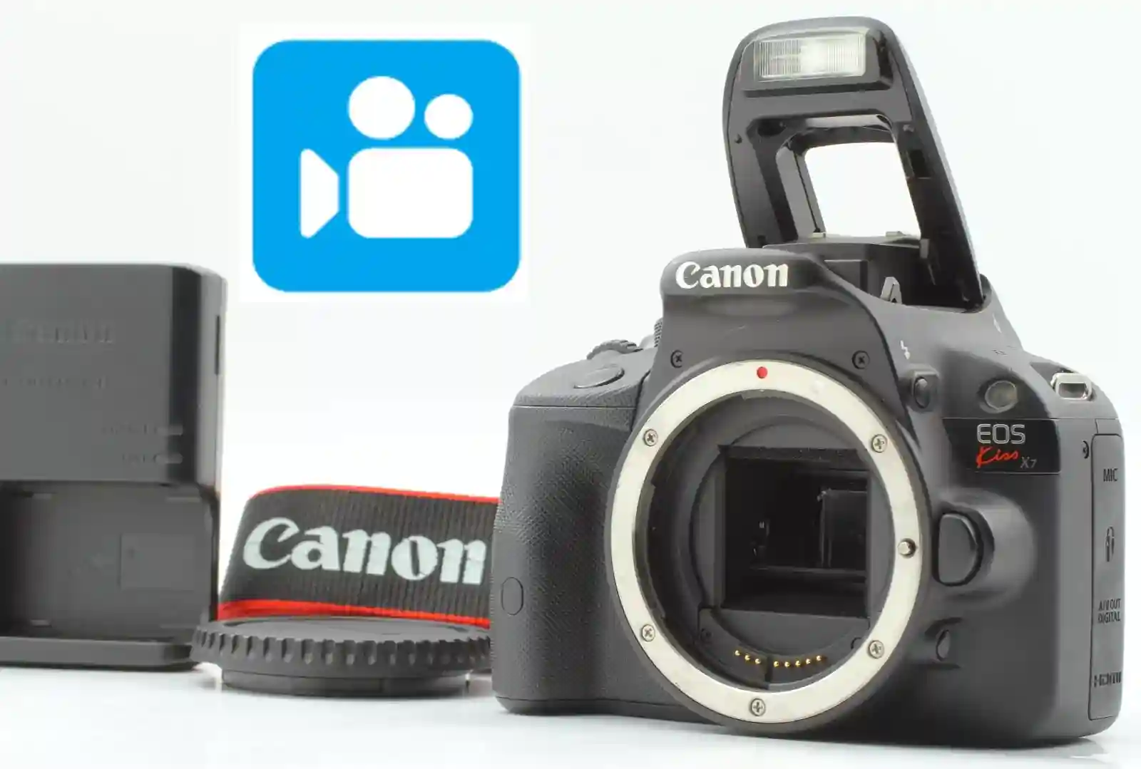 New Listing🎦VIDEO👀[MINT] Canon EOS Kiss X7 DSLR Camera Body From JAPAN