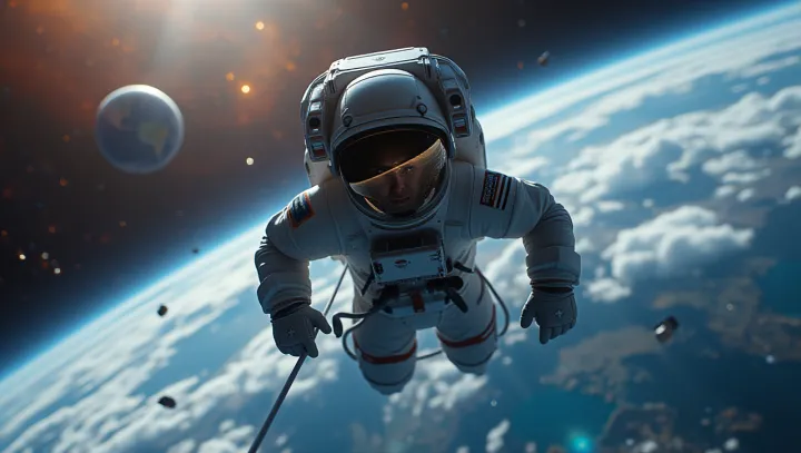 How Space Enhances Human Perspective