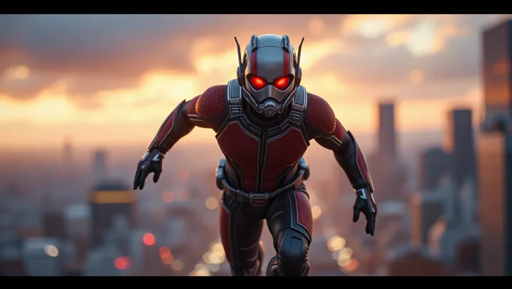 ฉากแอ็กชันที่น่ายินดีของ Ant-Man