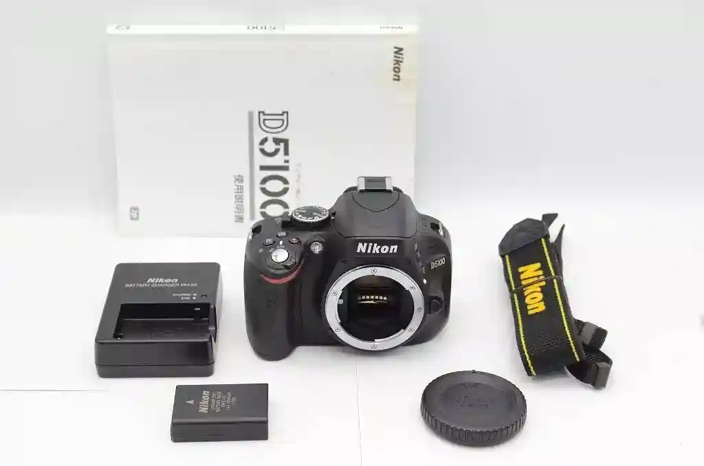 "1,770 shots" Nikon D5100 16.2 MP Digital Camera Black Body Only #241010ak