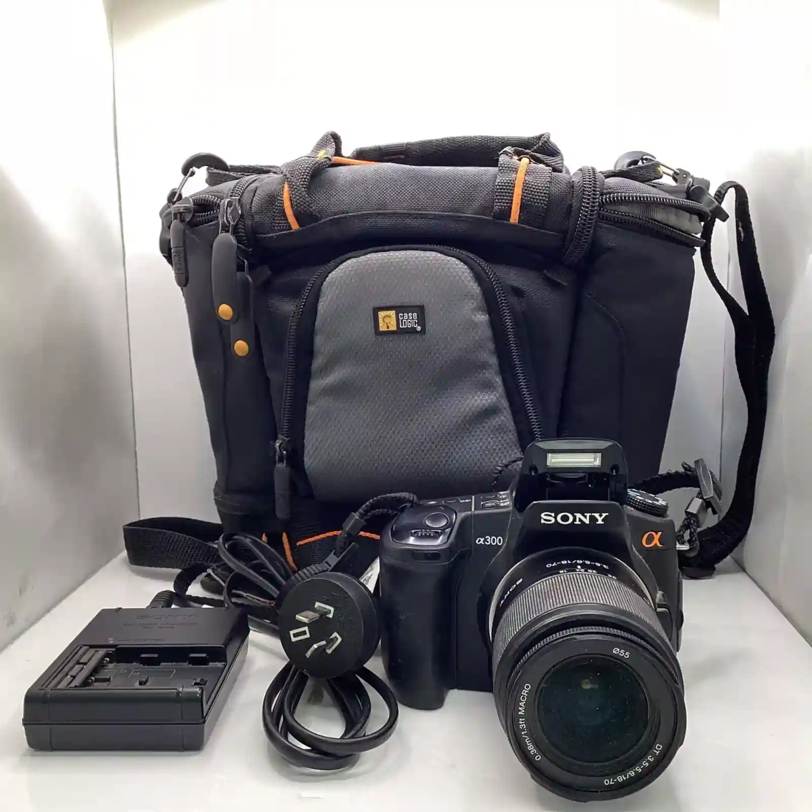 Sony A300 SLR Camera (Working + Flash) W/ 18-70mm F3.5-5.6 Lens & Bag (P1) S#525