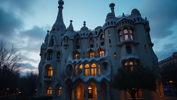 Gaudi's Marvel: Casa Mila ในบาร์เซโลนา