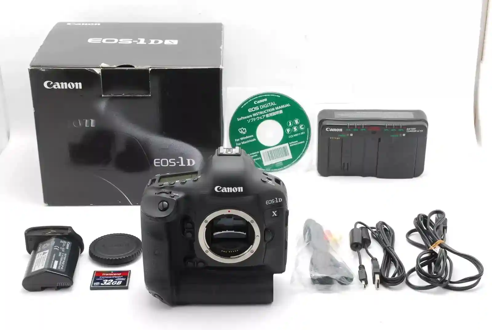 【N MINT+++ BOXED】Canon EOS 1D X 18.1MP Digital SLR Camera Black Body From JAPAN