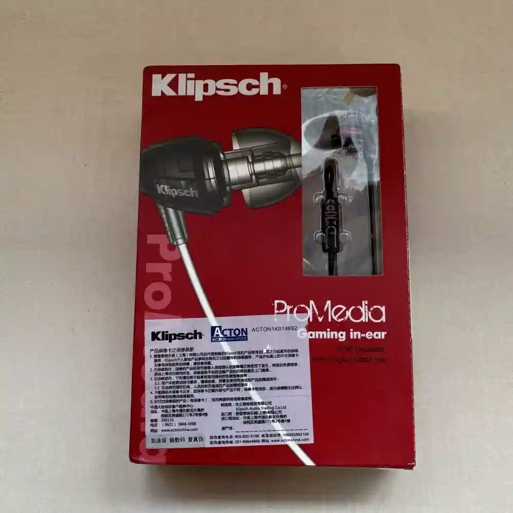 Official Klipsch ProMedia In-ear Headphones Earphones Rare - Discontinued model