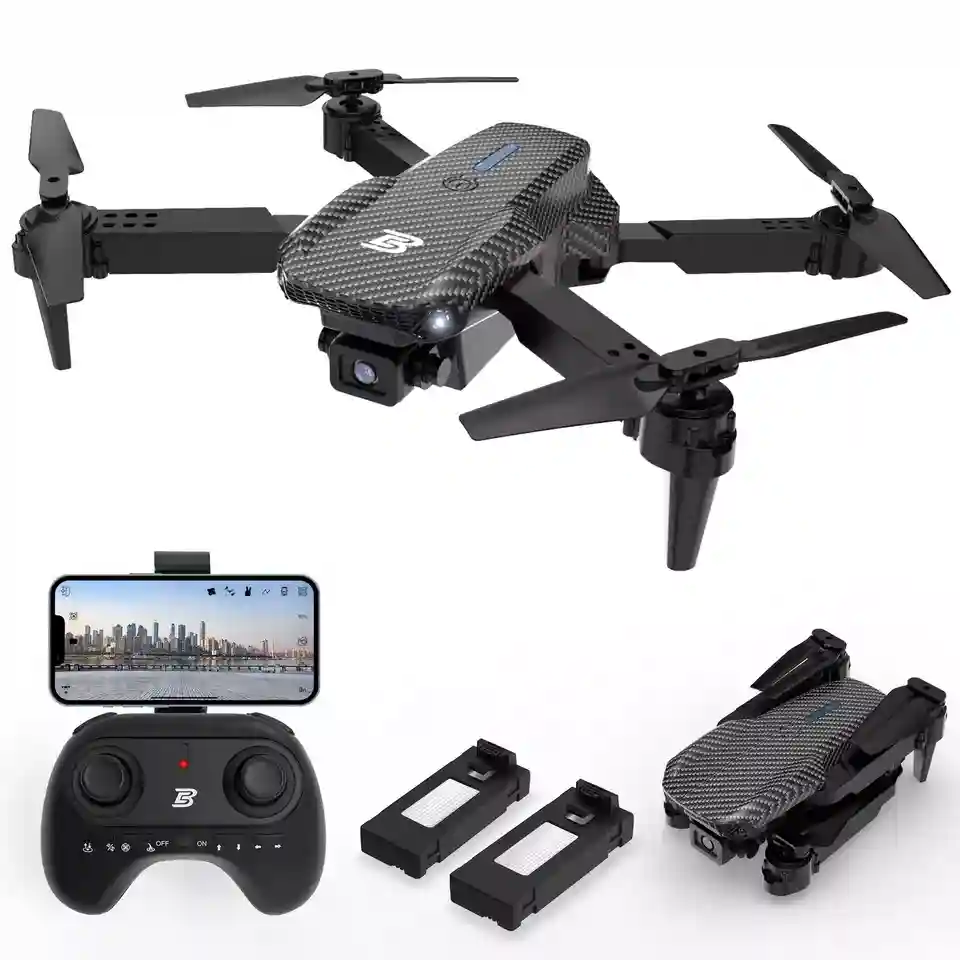 BD101 Drone with 1080P Camera for Adults and Kids - Foldable FPV Remote Contr...