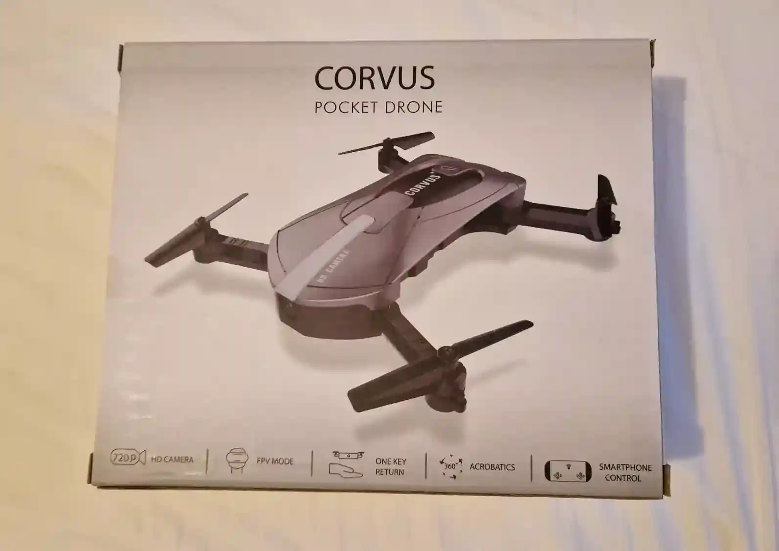 Corvus Pocket Drone 720p HD Camera Beginners Drone Brand New Boxed RRP £45