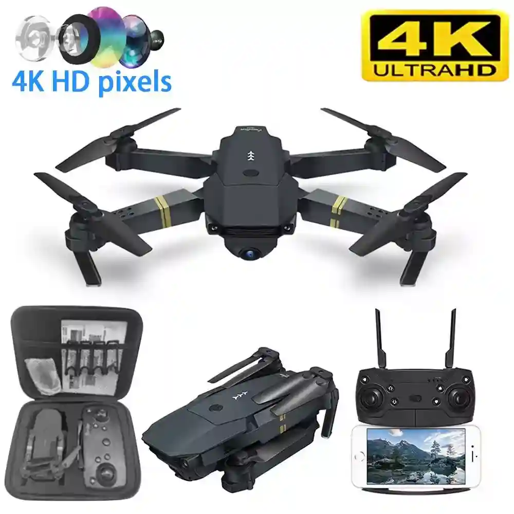 New ListingDrone with Camera 4K, Drones for Adults, Wifi FPV RC Quadcopter with Multiple Fl