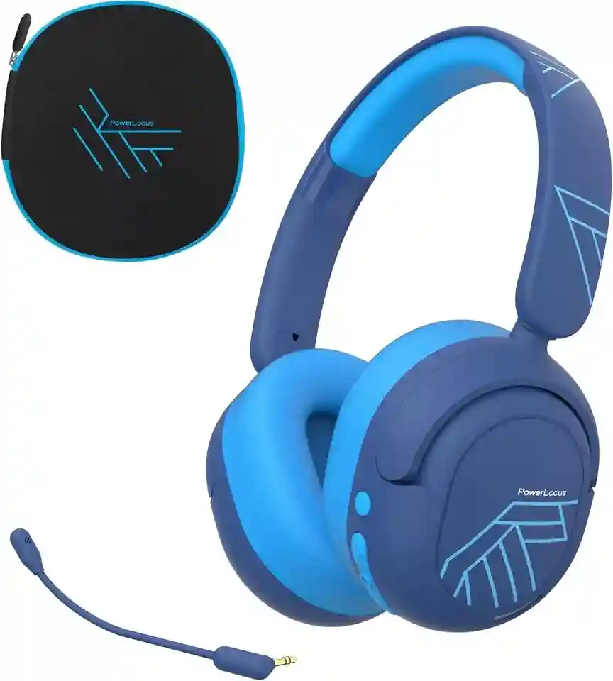 New ListingPowerLocus Kids Active Noise Cancelling Headphones, 70 Hours Playtime, Kids Head