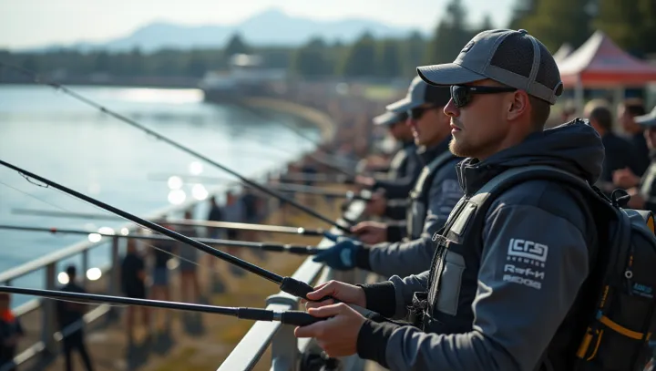 A Pioneering Fishing Sport Enthusiast in Lakescape