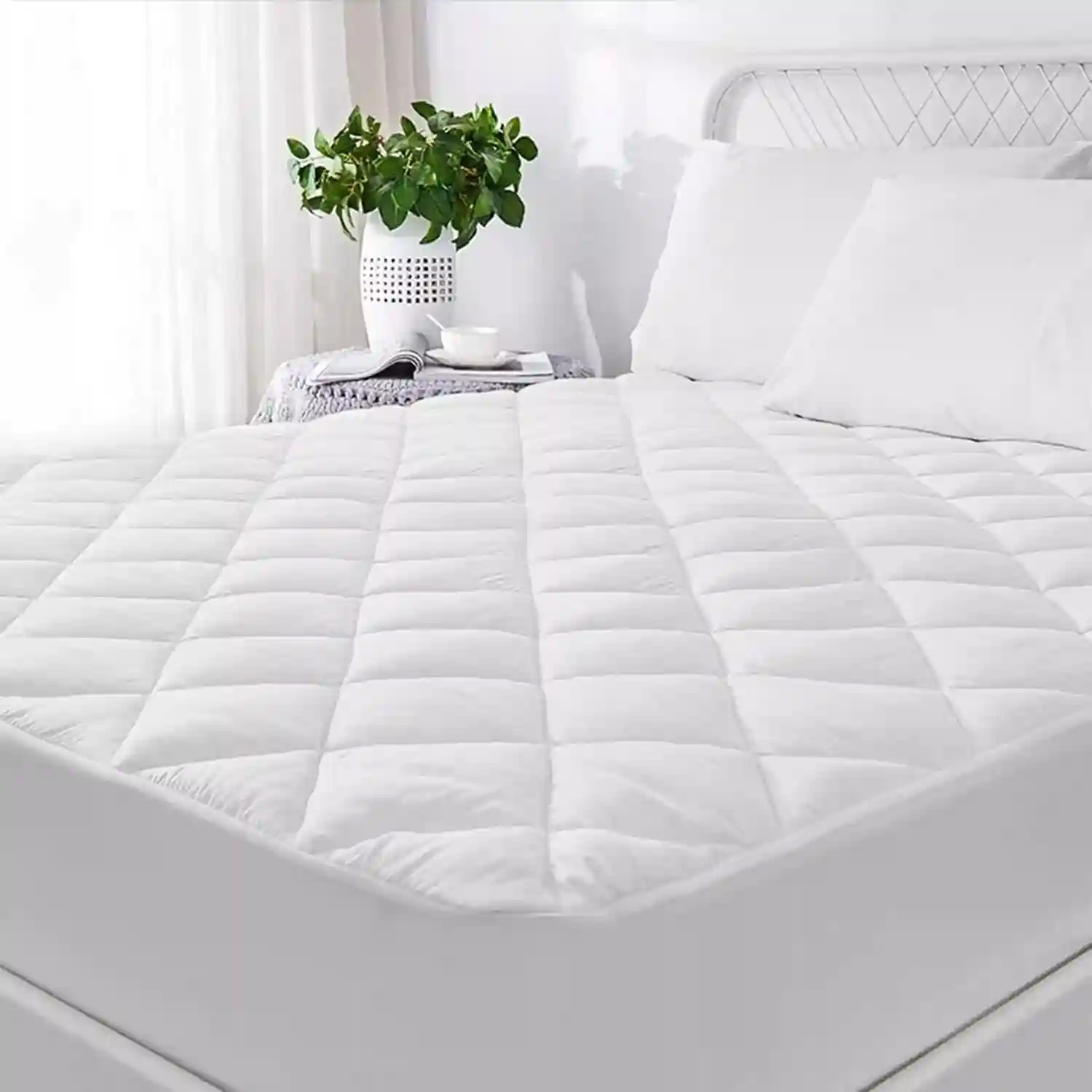 LUXURY EXTRA DEEP 12" QUILTED MATTRESS PROTECTOR FITTED SHEET BED COVER ALL SIZE