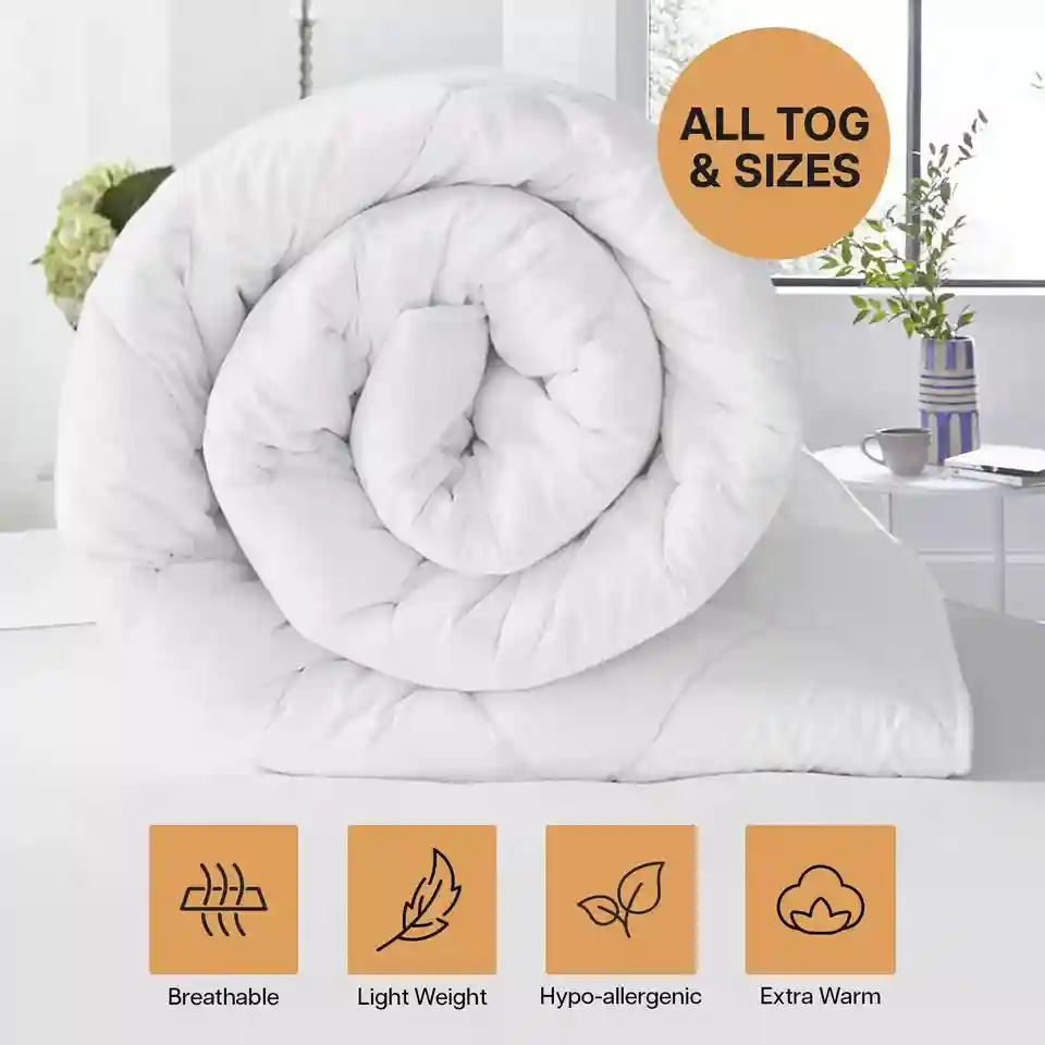 Hotel Collection Duvet Quilt TOG 4.5 10.5 13.5 15 Quilt Warm Soft All Sizes CR