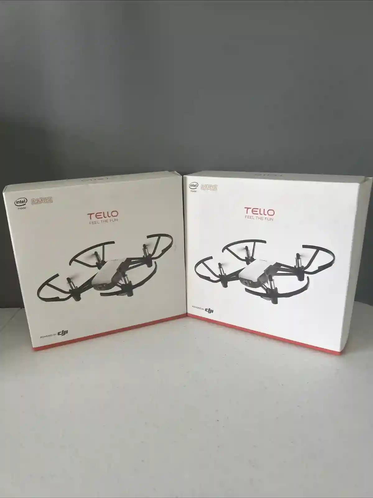 2 x DJI TELLO Inside Camera Drone - Model TLW004