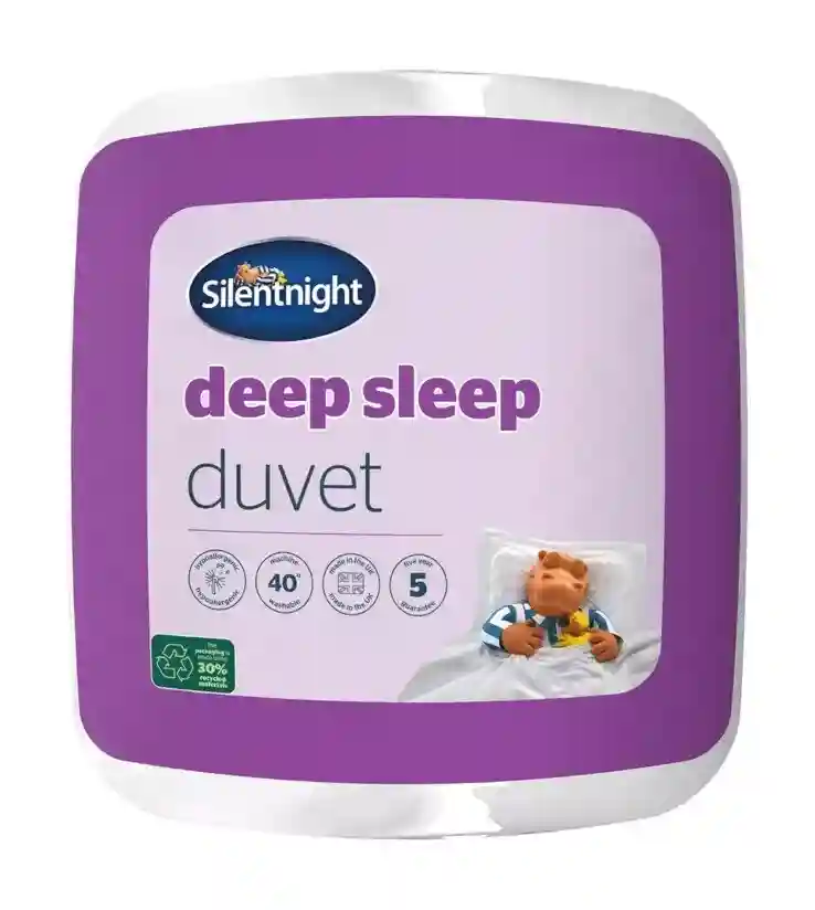 Silentnight Deep Sleep 15 Tog Generously Filled Hypoallergenic Duvet - Double