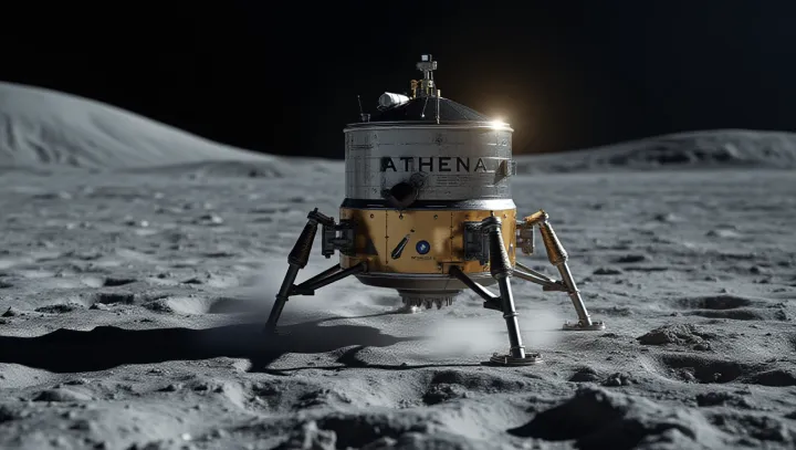 ตําแหน่งที่โดดเด่นของ Moon Lander ทําให้เกิดคําถาม
