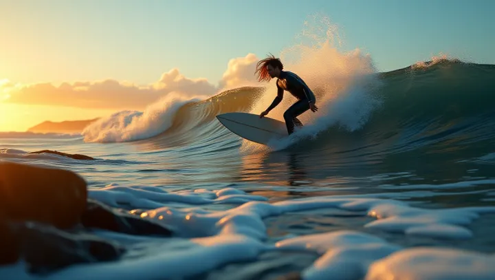 Surf Sunset: Gelombang Menakluk pada Senja