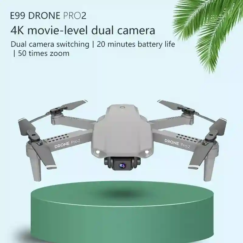 E99 Pro2 Drone Hélicoptère De Photographie Aérienne Double Caméra Drone Pliable