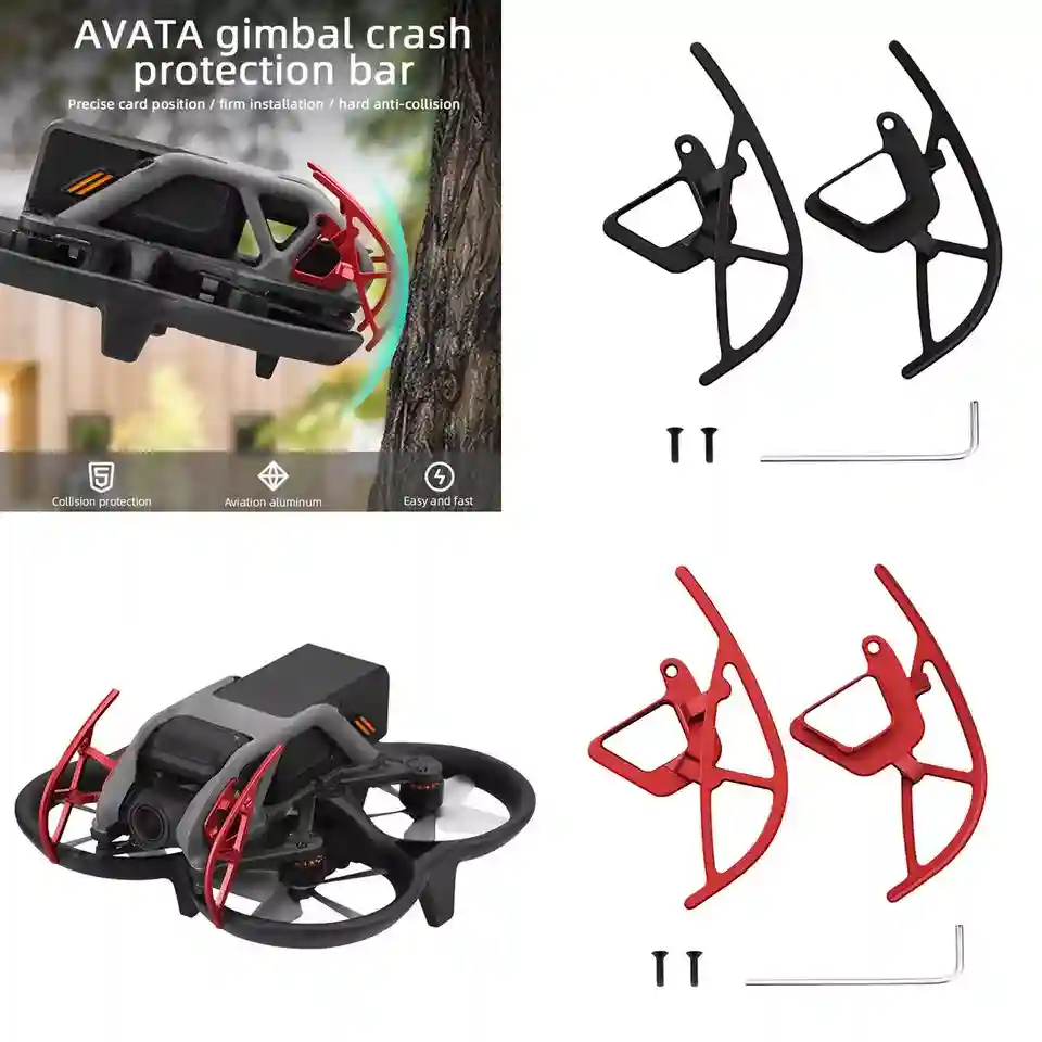 Aluminum Alloy Gimbal Bumper Guard Drone Lens Body Bar Accessories for DJI AVATA