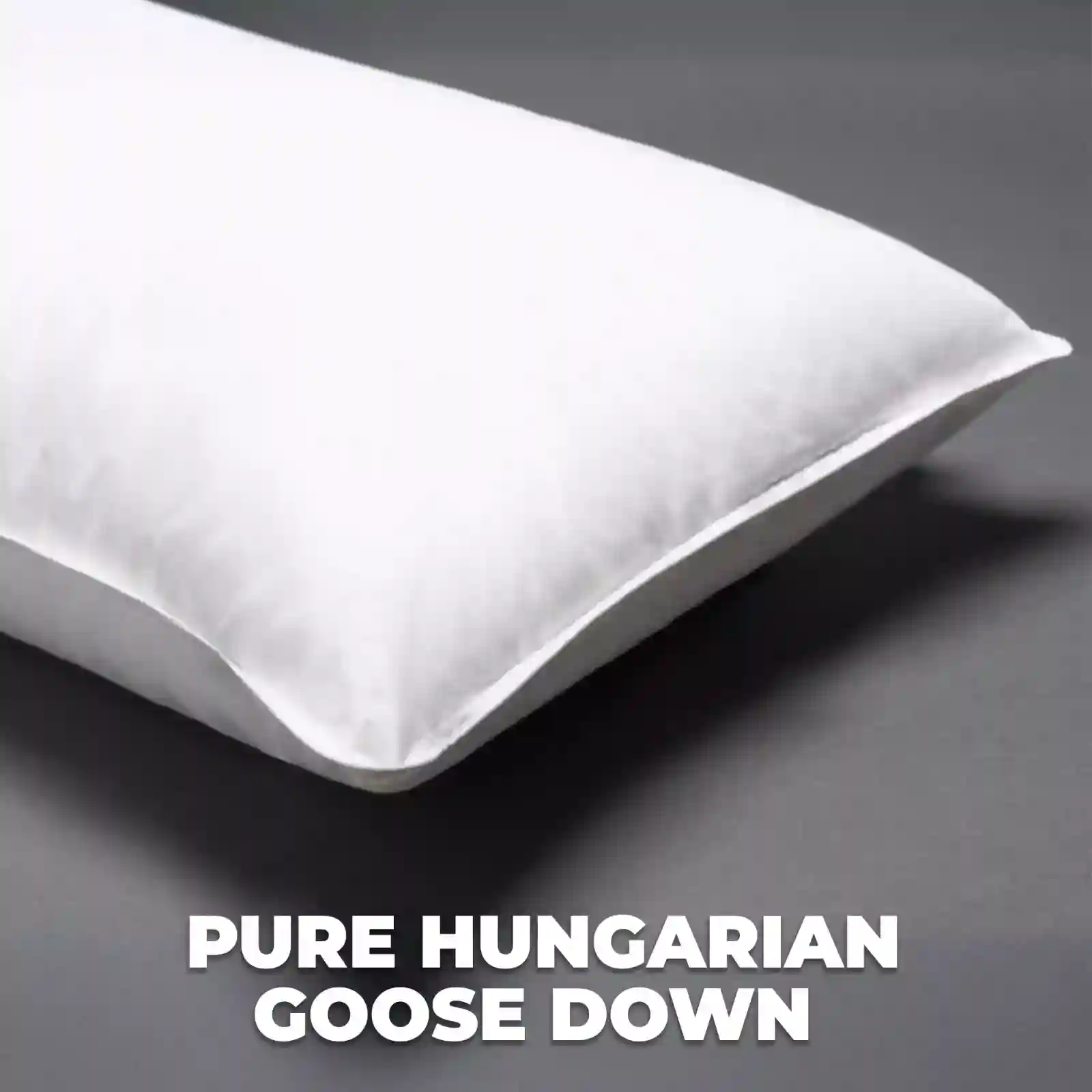 100% Hungarian Goose Down Pillow Luxury Ultimate Hotel Quality Pure Fill Pillows