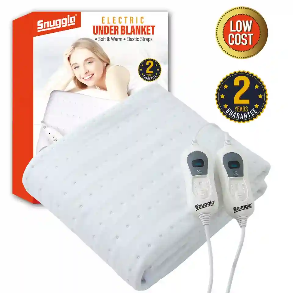 Electric Blanket Heated Under Blanket 3 Heat Settings Single Double King Size