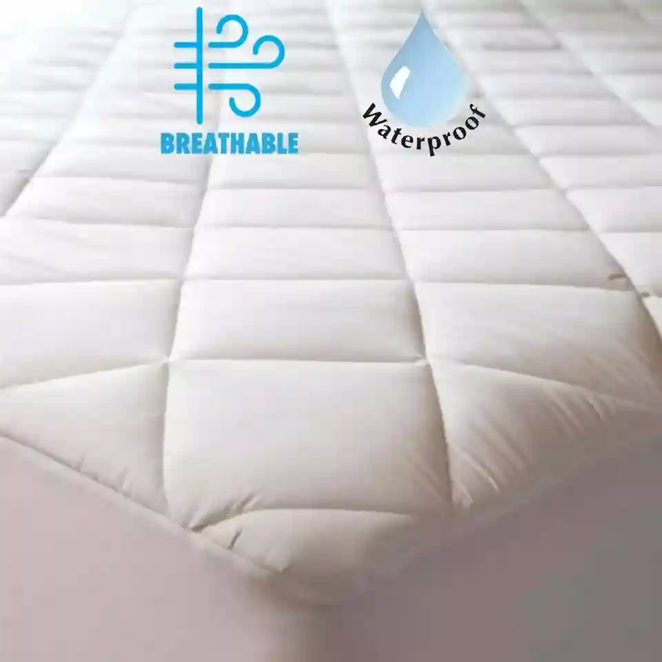 QUILTED MATRESS MATTRESS PROTECTOR EXTRA DEEP WATERPROOF FITTED BED COVER DOUBLE