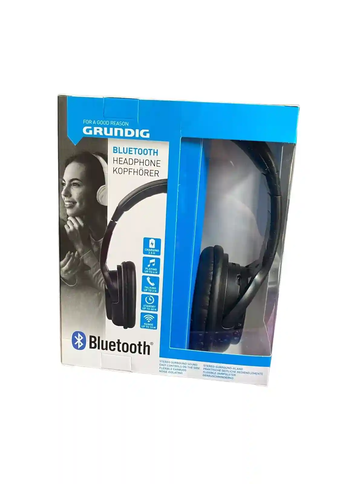 New ListingGrundig bluetooth over-ear headphones BLACK