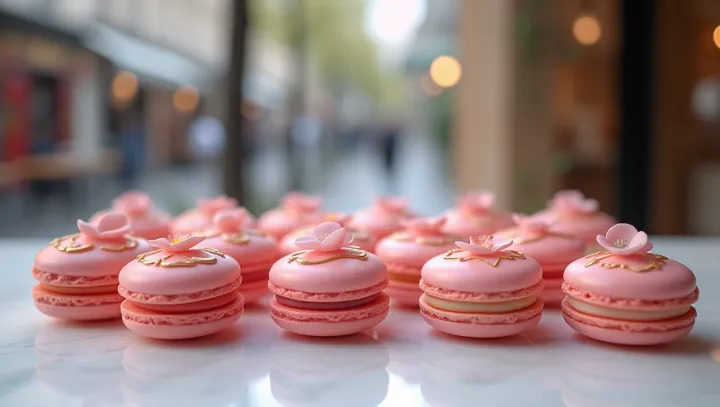 การเพิ่มขึ้นของ Macarons: ความสุขสีชมพู