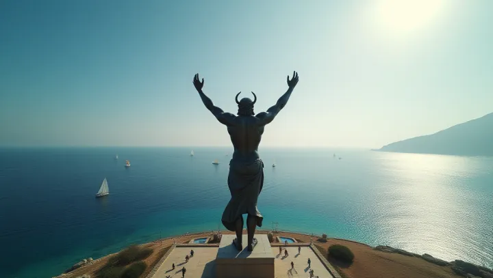 Embracing the Sun: The Colossal Wonder