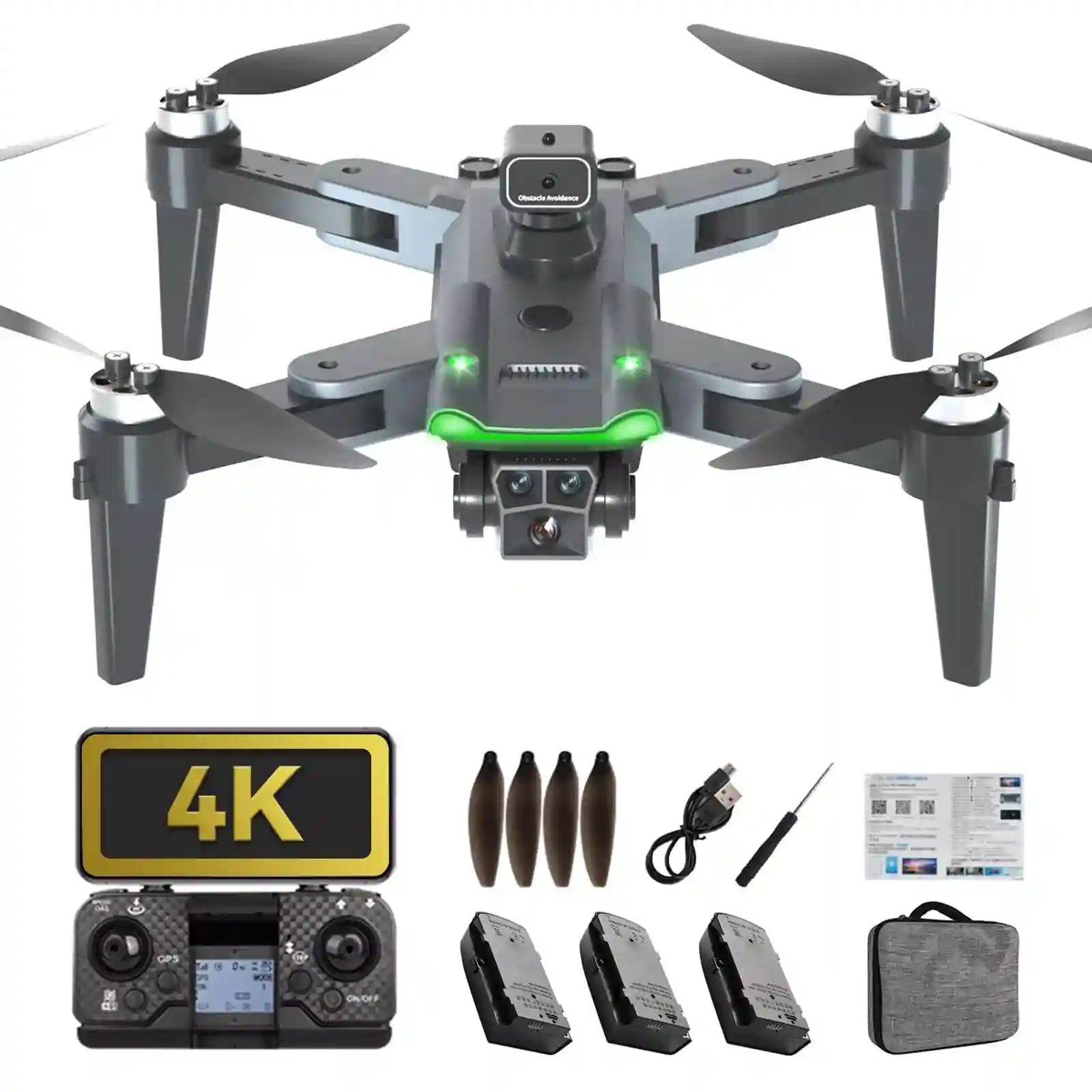 HYTOBP GPS Drone with 4K Camera for Adults, S166 Drone Under 249g 5GHz Transm...