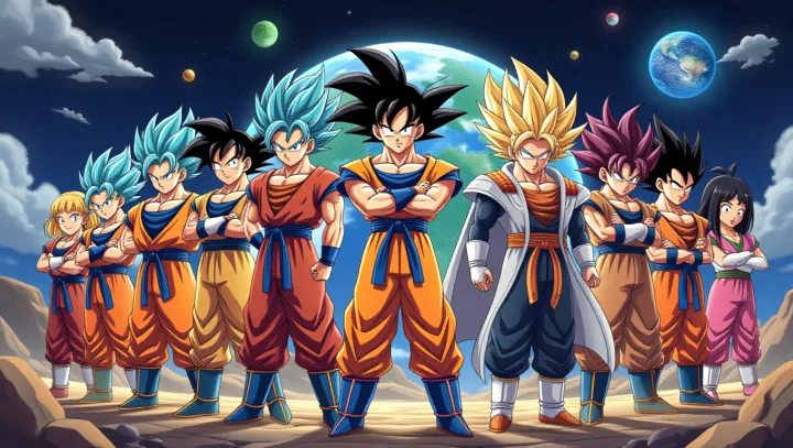 Unveiling the Titans of Dragon Ball